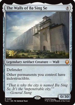 The Walls of Ba Sing Se (PRE-261) [Prerelease Cards] Foil