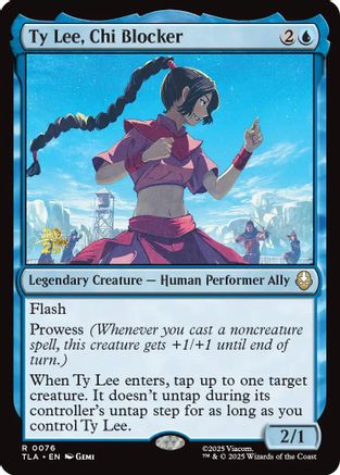 Ty Lee, Chi Blocker (PRE-076) [Prerelease Cards] Foil