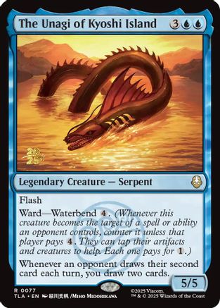 The Unagi of Kyoshi Island (PRE-077) [Prerelease Cards] Foil
