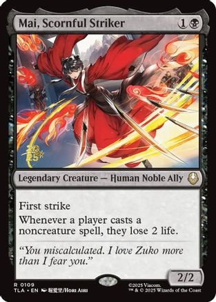 Mai, Scornful Striker (PRE-109) [Prerelease Cards] Foil