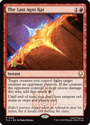 The Last Agni Kai (PRE-144) [Prerelease Cards] Foil