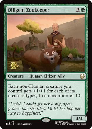 Diligent Zookeeper (PRE-171) [Prerelease Cards] Foil
