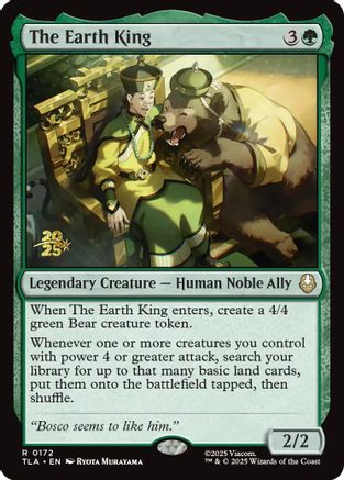 The Earth King (PRE-172) [Prerelease Cards] Foil