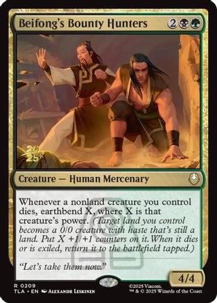 Beifong's Bounty Hunters (PRE-209) [Prerelease Cards] Foil