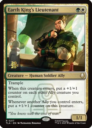 Earth King's Lieutenant (PRE-217) [Prerelease Cards] Foil