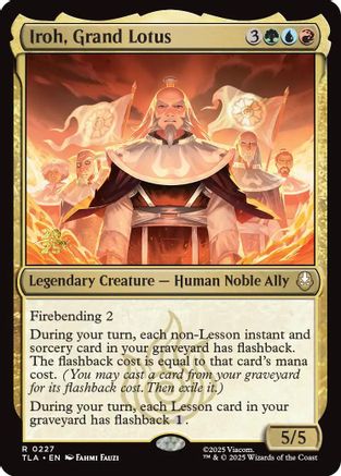 Iroh, Grand Lotus (PRE-227) [Prerelease Cards] Foil