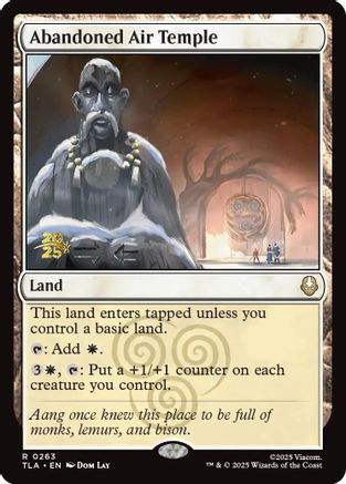 Abandoned Air Temple (PRE-263) [Prerelease Cards] Foil
