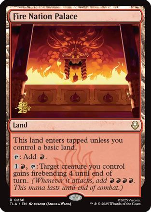 Fire Nation Palace (PRE-268) [Prerelease Cards] Foil