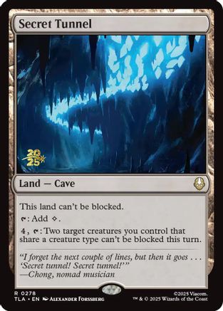 Secret Tunnel (PRE-278) [Prerelease Cards] Foil