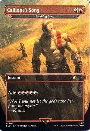 Calliope's Song - Seething Song (SLD-7051) [Secret Lair Drop Series] Foil