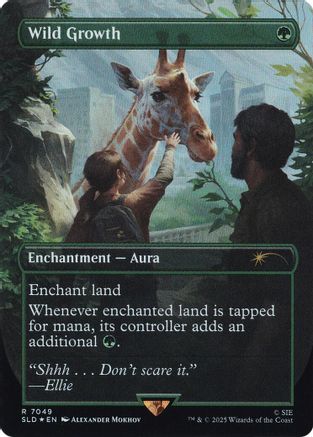 Wild Growth (Rainbow Foil) (SLD-7049) [Secret Lair Drop Series] Foil