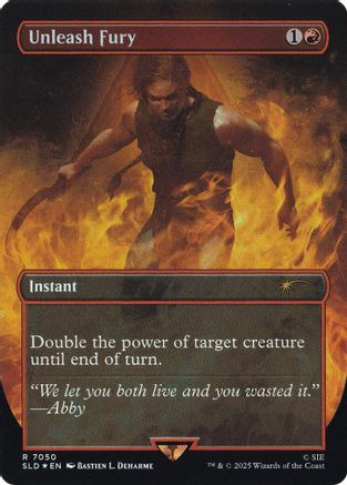 Unleash Fury (Rainbow Foil) (SLD-7050) [Secret Lair Drop Series] Foil