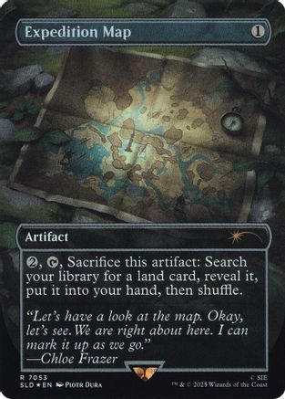 Expedition Map (Rainbow Foil) (SLD-7053) [Secret Lair Drop Series] Foil