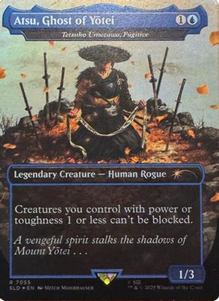 Atsu, Ghost of Yotei - Tetsuko Umezawa, Fugitive (Rainbow Foil) (SLD-7055) [Secret Lair Drop Series] Foil