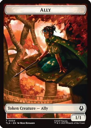 Ally (0004) // Clue (0015) Double-Sided Token (TLA-4 // 15) [Avatar: The Last Airbender]