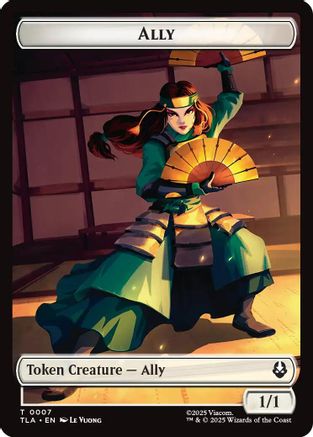 Ally (0007) // Clue (0018) Double-Sided Token (TLA-7 // 18) [Avatar: The Last Airbender] Foil