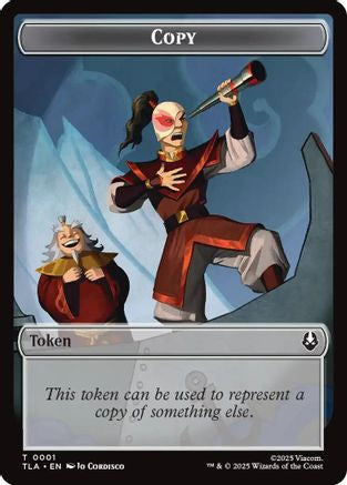 Copy (0001) // Spirit Double-Sided Token (TLA-1 // 3) [Avatar: The Last Airbender] Foil