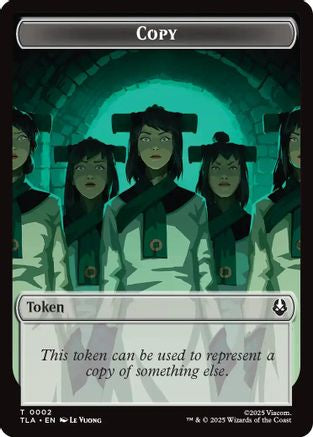 Copy (0002) // Soldier (0011) Double-Sided Token (TLA-2 // 11) [Avatar: The Last Airbender]