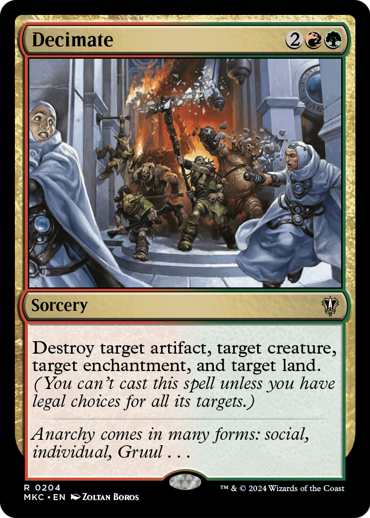 Decimate (MKC-204) [Murders at Karlov Manor Commander]