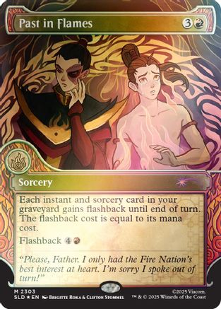Past in Flames (Rainbow Foil) (SLD-2303) [Secret Lair Drop Series] Foil