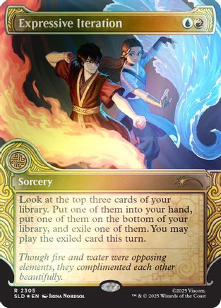 Expressive Iteration (Rainbow Foil) (SLD-2305) [Secret Lair Drop Series] Foil