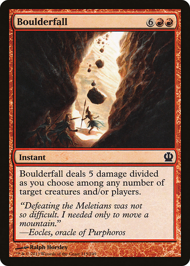 Boulderfall (THS-115) [Theros]