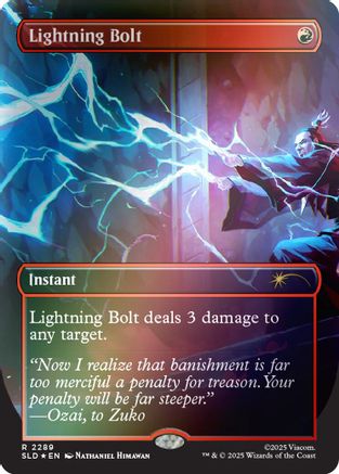 Lightning Bolt (SLD-2289) (Rainbow Foil) [Secret Lair Drop Series] Foil