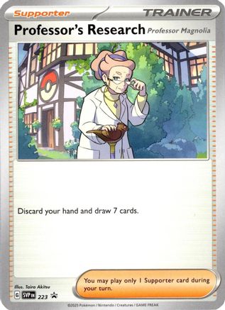 Professor's Research [Professor Magnolia] (223) [SV Scarlet & Violet Promo Cards] - Promo