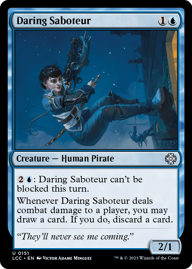 Daring Saboteur (LCC-151) [The Lost Caverns of Ixalan Commander]
