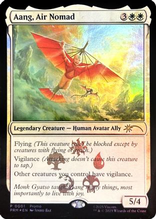 Aang, Air Nomad (MEDIA-001) [Media Promos] Foil