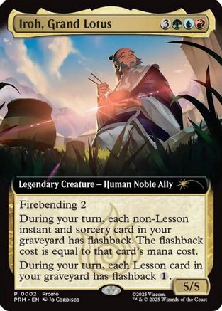 Iroh, Grand Lotus (Extended Art) (UMP-002) [Unique and Miscellaneous Promos] Foil