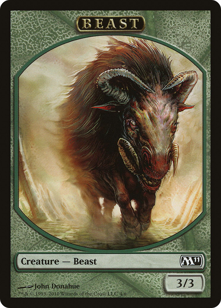 Beast Token (M11-004) [Magic 2011 Tokens]