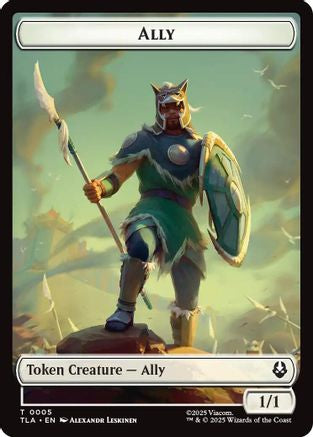 Ally (0005) // Soldier (0002) Double-Sided Token (TLA-5 // 2) [Avatar: The Last Airbender]