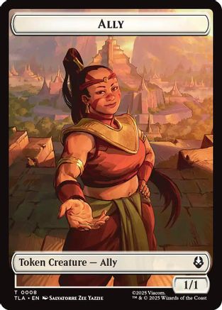Ally (0008) // Soldier (0002) Double-Sided Token (TLA-8 // 2) [Avatar: The Last Airbender]