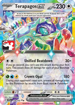 Terapagos ex (Series 7) (128/142) [Prize Pack Series Cards] Holofoil - Double Rare