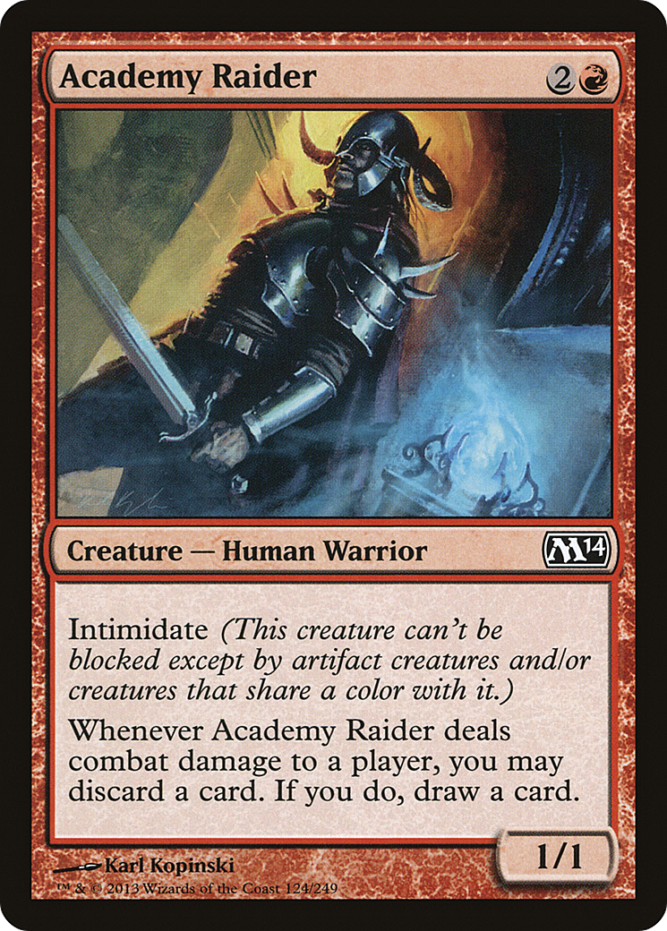 Academy Raider (M14-124) [Magic 2014] Foil