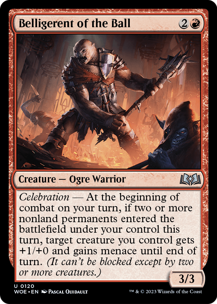 Belligerent of the Ball (WOE-120) [Wilds of Eldraine] Foil
