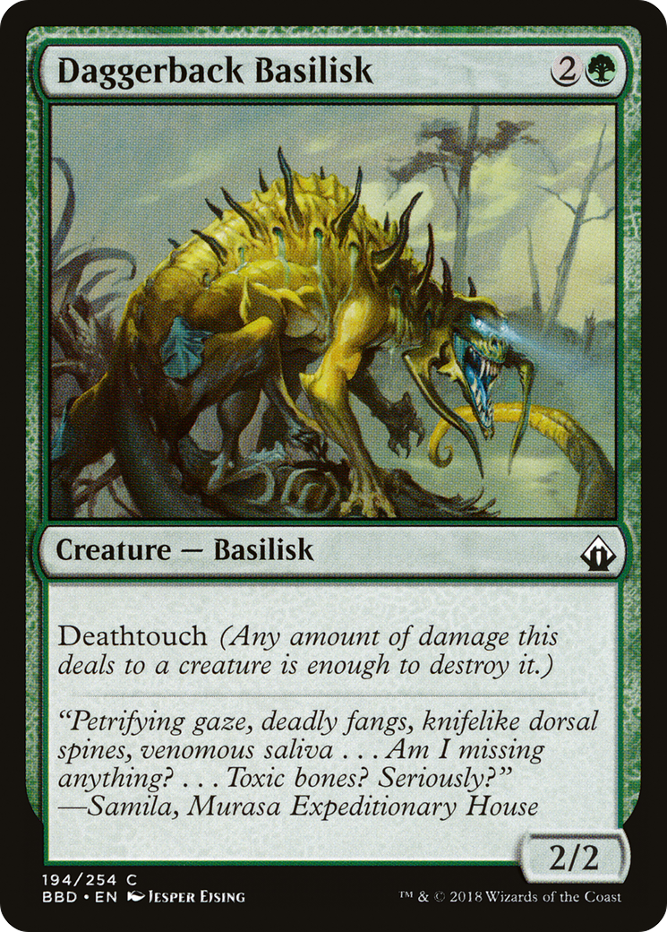 Daggerback Basilisk (BBD-194) [Battlebond]