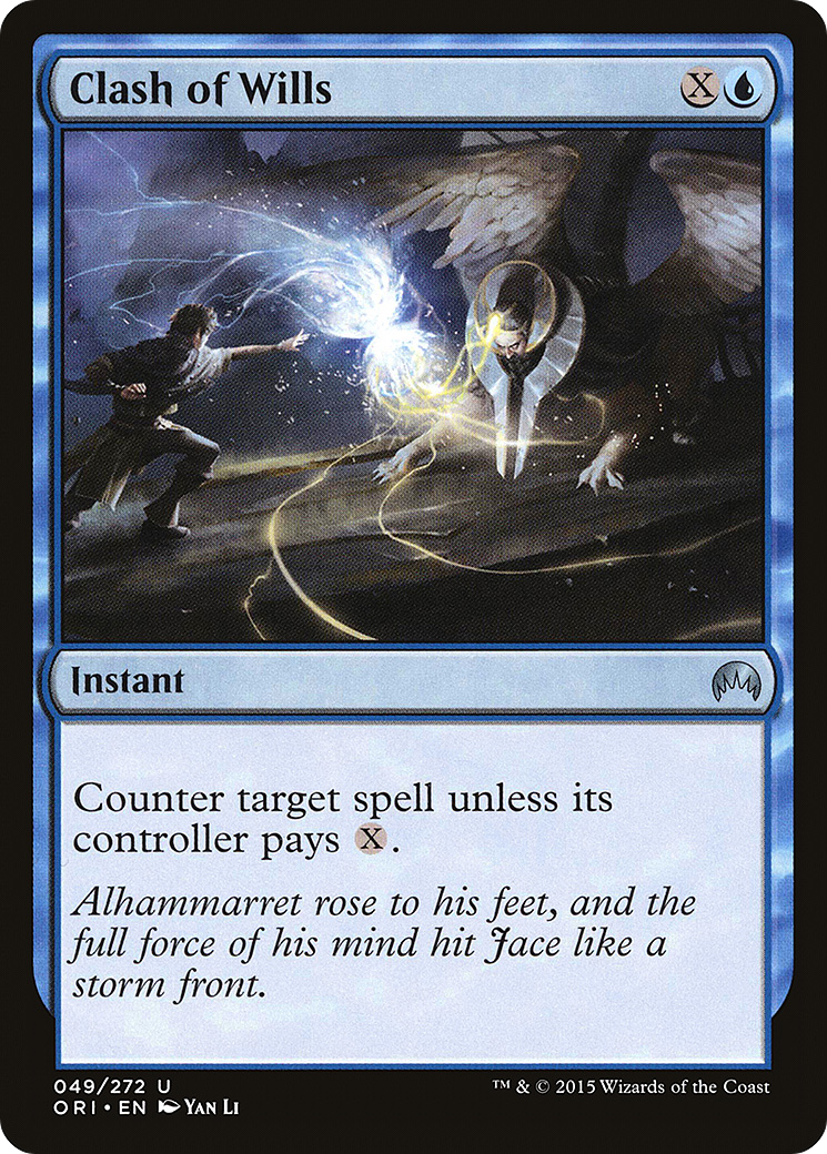 Clash of Wills (ORI-049) [Magic Origins] Foil