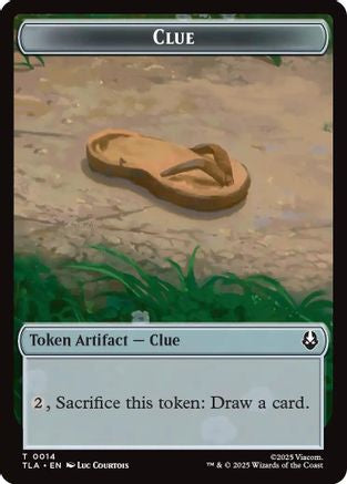 Clue (0014) // Copy (0002) Double-Sided Token (TLA-14 // 2) [Avatar: The Last Airbender]