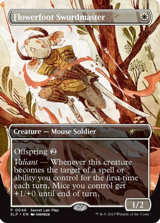 Flowerfoot Swordmaster (SLP-046) [Secret Lair Showdown]