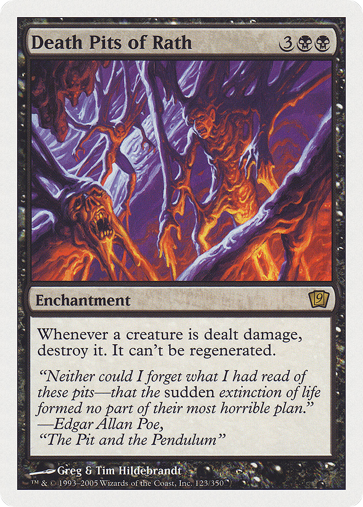 Death Pits of Rath (9ED-123) [9th Edition] Foil