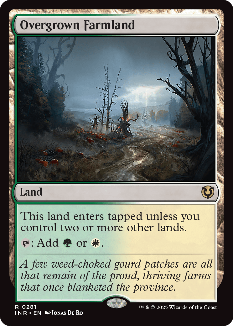Overgrown Farmland (INR-281) [Innistrad Remastered] Foil