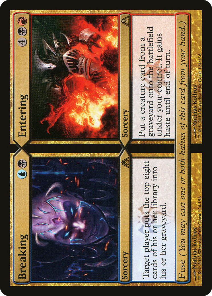 Breaking // Entering (DGM-124) [Dragon's Maze] Foil
