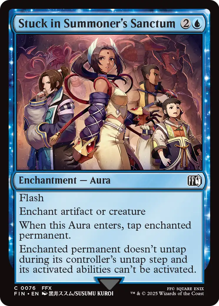 Stuck in Summoner's Sanctum (FIN-076) [FINAL FANTASY] Foil