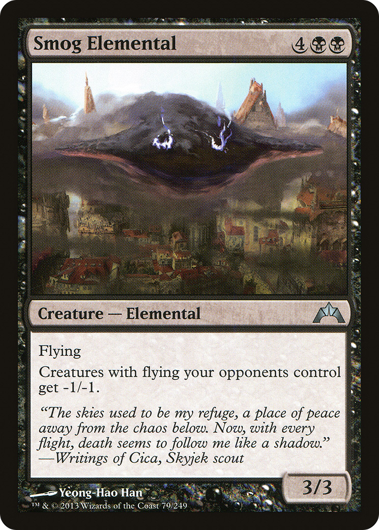Smog Elemental (GTC-079) [Gatecrash] Foil