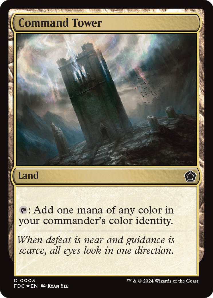 Command Tower (FDC-003) [Foundations Commander] Foil