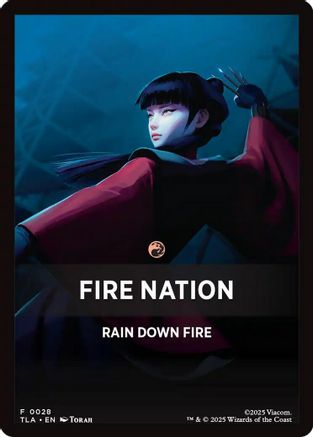 Fire Nation Theme Card (TLA-028) [Avatar: The Last Airbender]