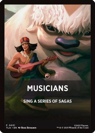 Musicians Theme Card (TLA-031) [Avatar: The Last Airbender]