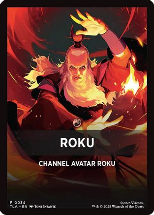 Roku Theme Card (TLA-034) [Avatar: The Last Airbender]